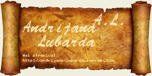 Andrijana Lubarda vizit kartica